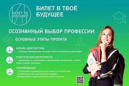 Федеральный проект ранней профессиональной ориентации школьников «Билет в будущее».